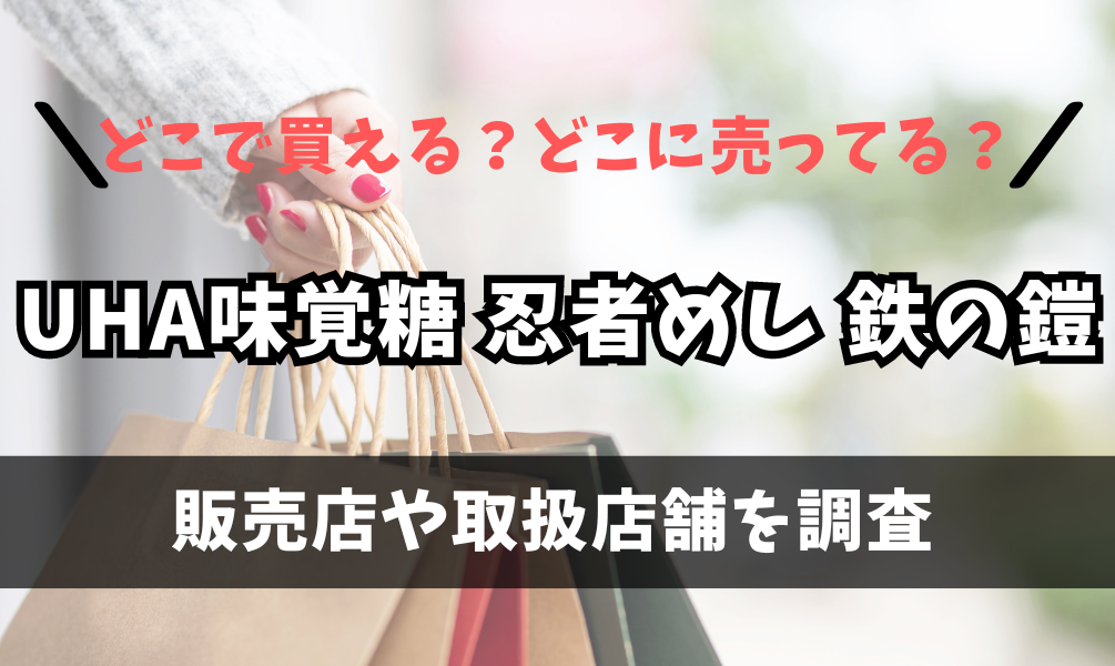 UHA味覚糖 忍者めし 鉄の鎧